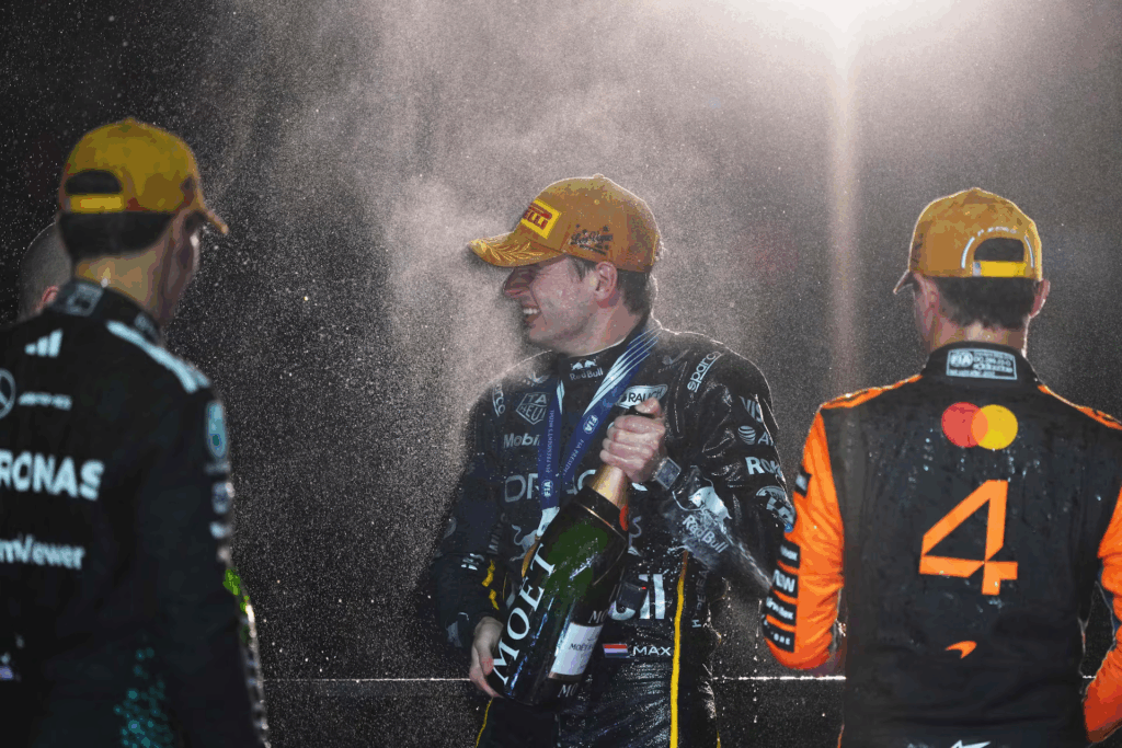 Podio del GP de Las Vegas