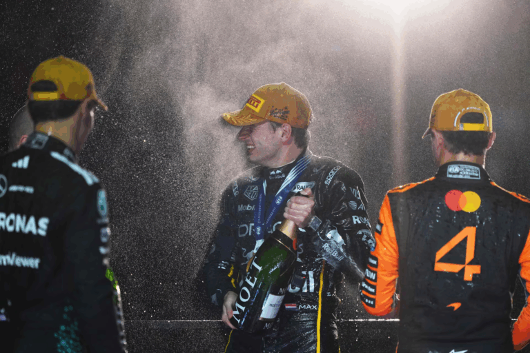 Podio del GP de Las Vegas